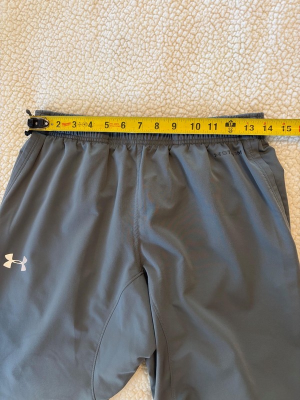 Under Armour SIZE M gray heat gear athletic casual pants J0203 gallery