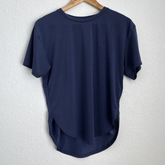 Under Armour HeatGear Blue Loose Fit Mesh Crew Neck T-Shirt, Size S