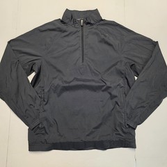 ADIDAS Quarter Zip Pullover Mesh Lined Men’s MEDIUM M Black POLYESTER Pockets