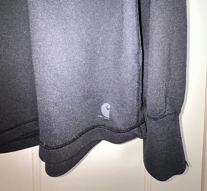 Carhartt Force Extremes Men Size Large - Black Thermal Base Layer 1/4 Zip Shirt gallery
