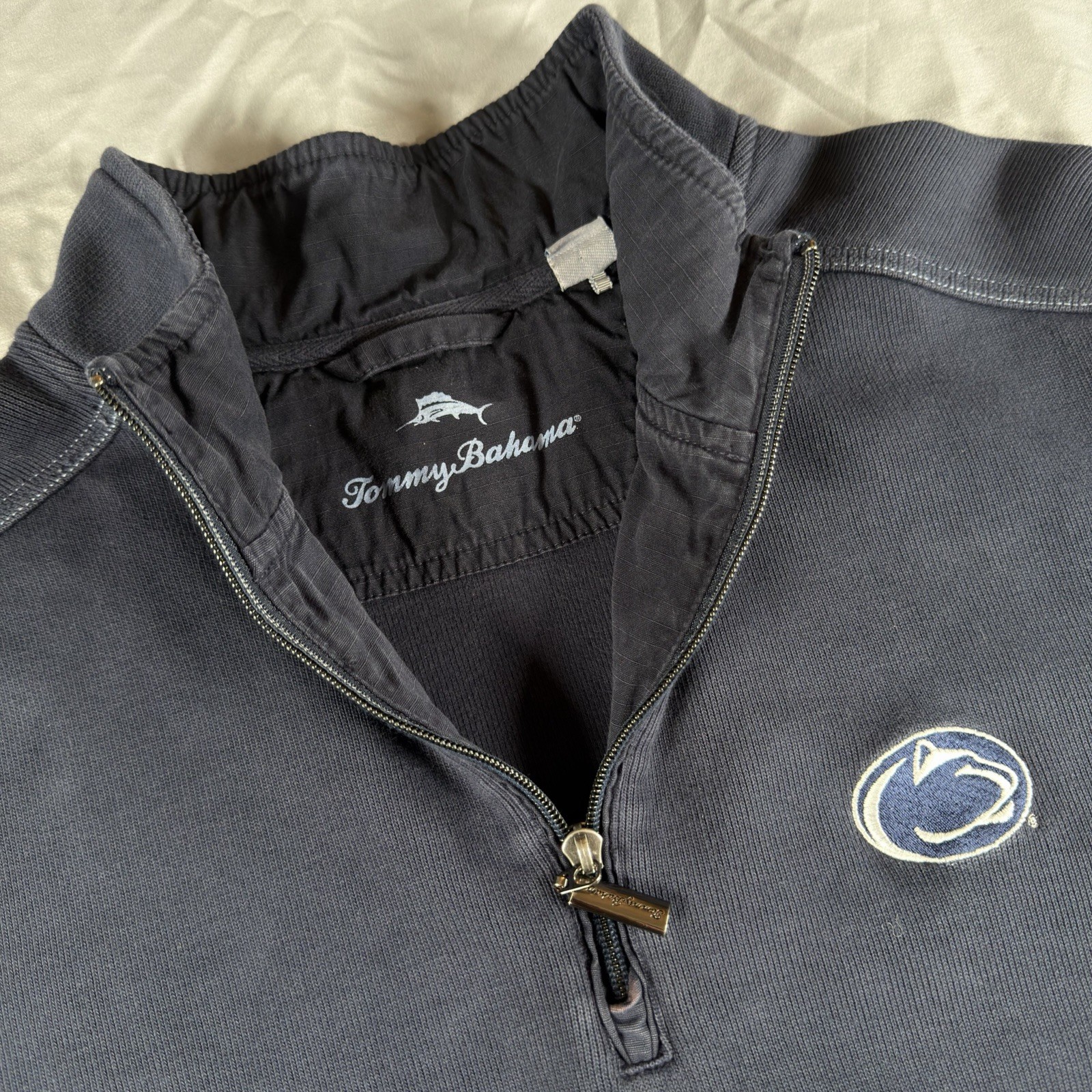 Tommy Bahama Penn State University Pullover Mens 1/4 Zip Size XL gallery