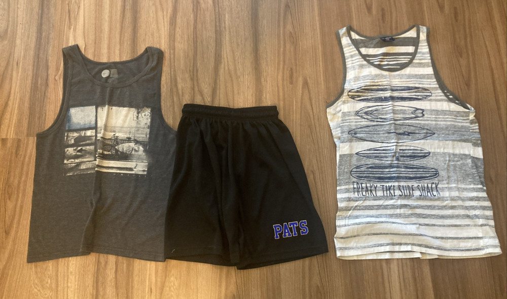 U.S. Apparel / O'Neill / Ramco Set of 3: Men's Tank Tops & Shorts (Size Small)