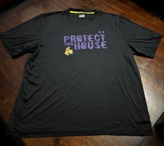 Under Armour Green Heat Gear Loose XL Protect This House Dog Graphic Black