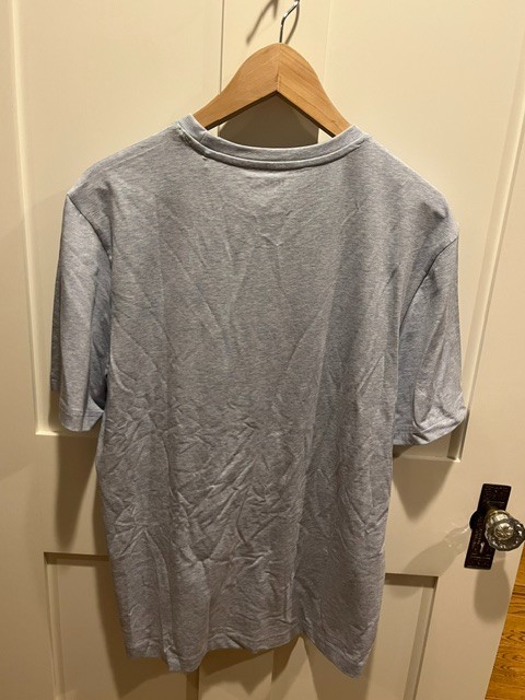 Tasc Performance Mens Large Bamboo Blend Sun Graphic Athletic T Shirt Light Blue gallery
