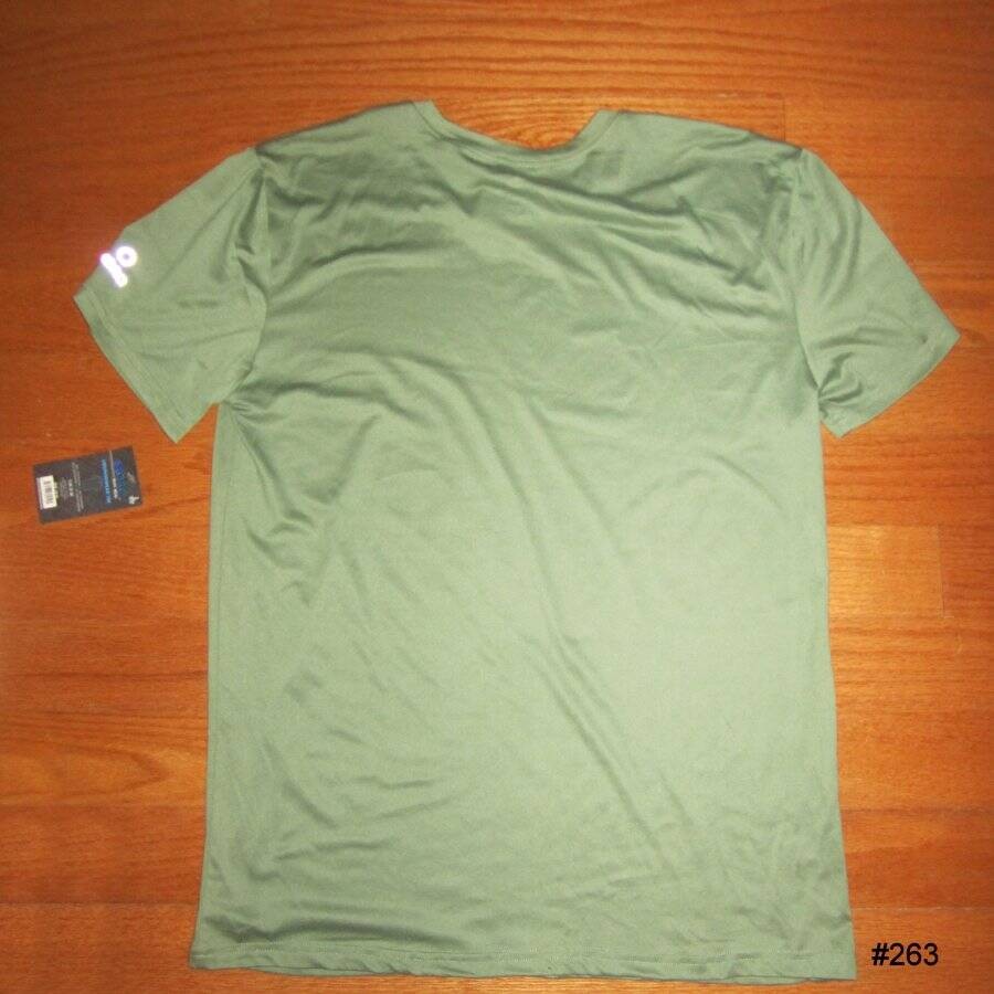SKORA Run Real Men’s Large Green Performance T-Shirt NWT Athletic Lounge Tee gallery
