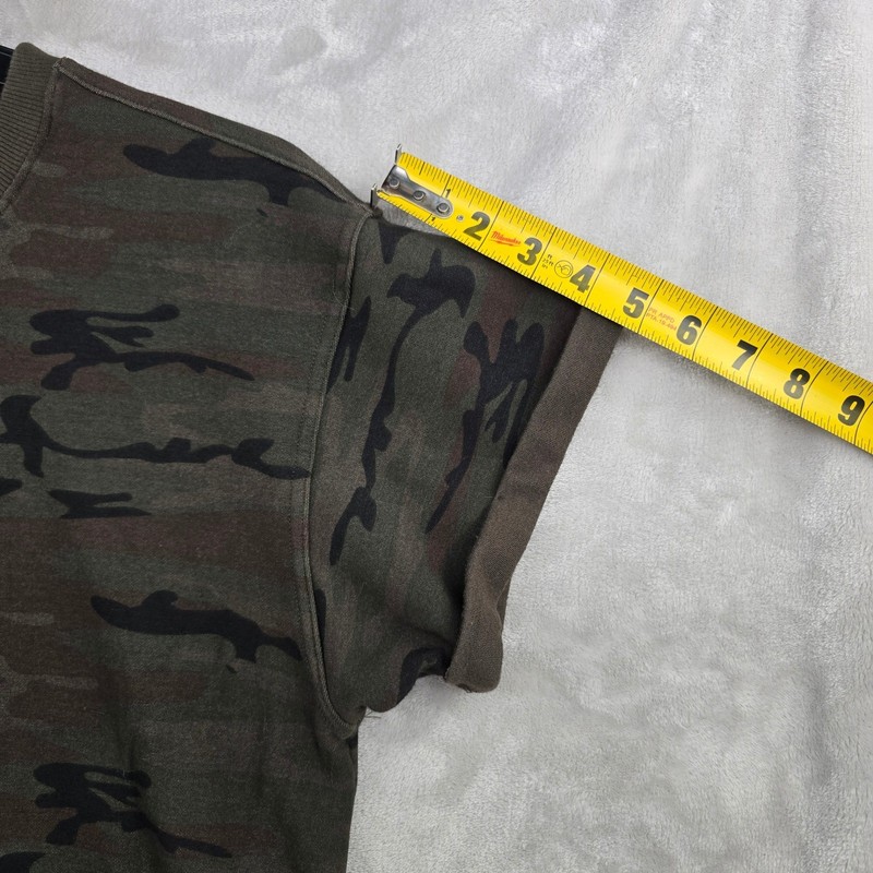 ASRV Technical Sportswear T Shirt Mens Medium Camouflage Print silverplus Mesh gallery
