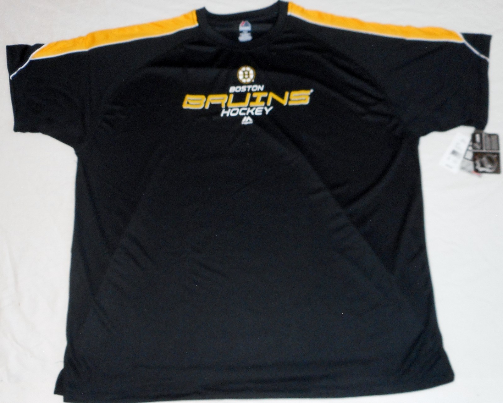 BOSTON BRUINS MAJESTIC GOLF COACHES S/S T SHIRT BIG MEN'S 3X 3XT 4X 4XT 5X BLACK gallery