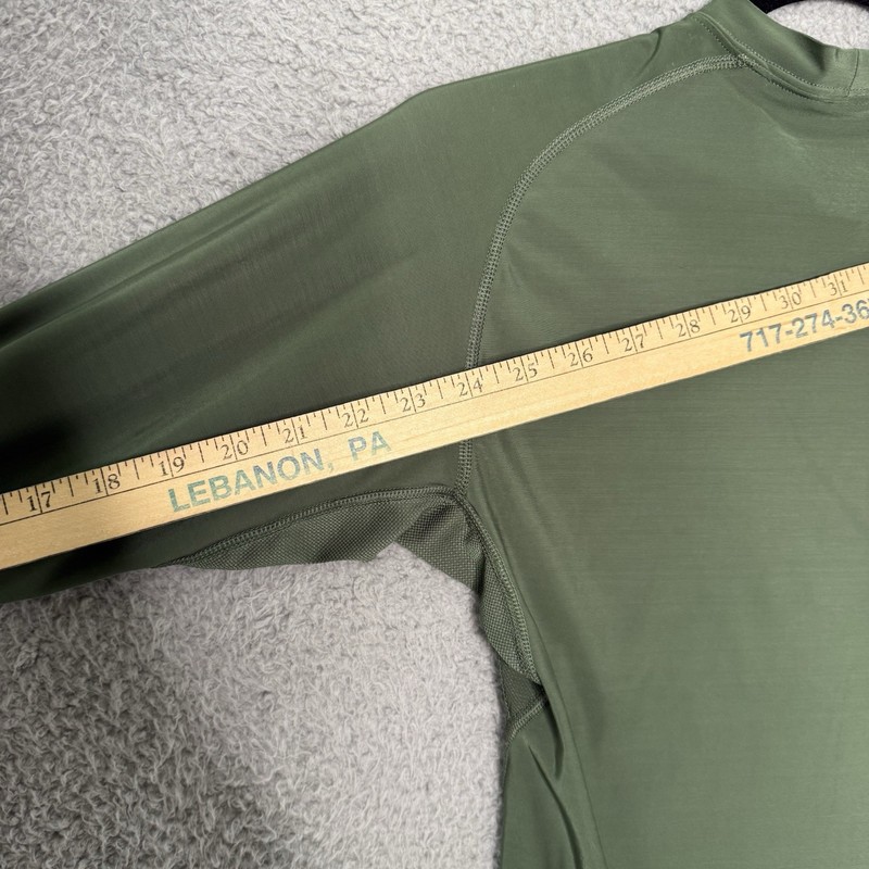 5.11 Tactical Series Compression Shirt Mens M Green Base Layer Stretch L/S gallery