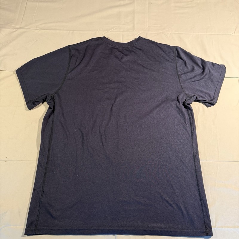 Nike Men's Dri-FIT Legend Fitness T-Shirt Blue L Short Sleeve Activewear gallery