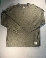 Rugged Elements Men’s Long Sleeve Crew Neck Shirt Large Olive Green