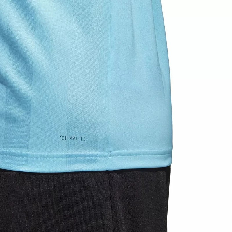 ADIDAS Men's Referee 18 Long Sleeve Soccer Jersey NWT Bright Cyan gallery