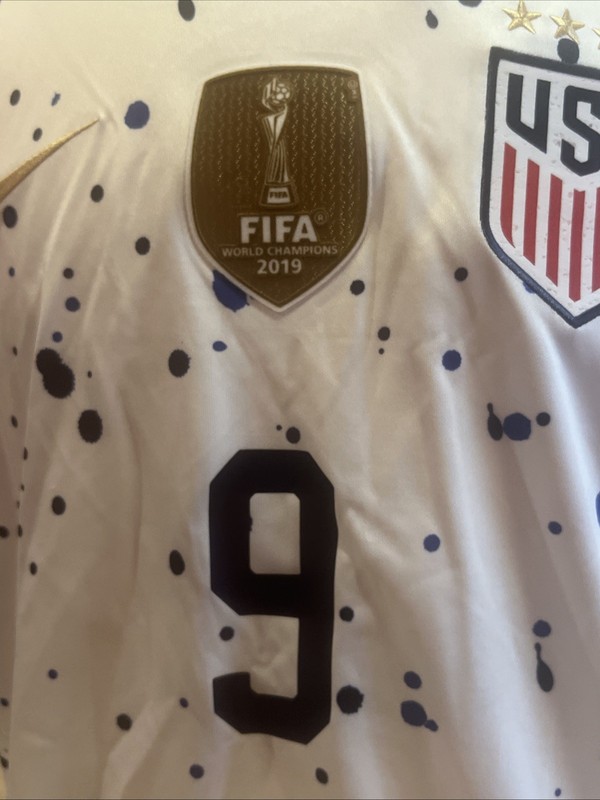 Nike Swanson #9 USWNT FIFA World Cup Champions DR3972-101 Jersey Mens (L) gallery