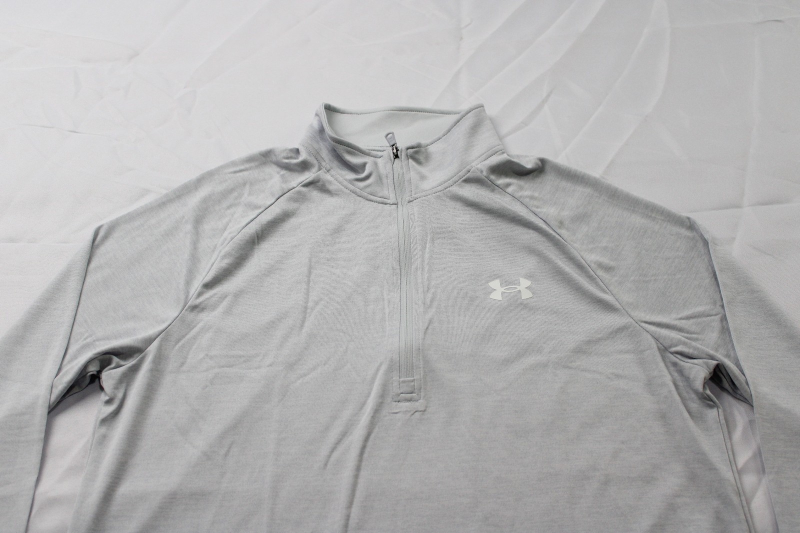 Under Armour Men's Loose Long Sleeve Tech 2.0 1/2 Zip WR4 Halo Gray Medium NWT gallery