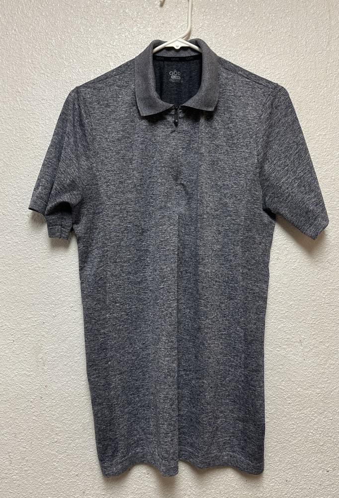 QOR Men’s Gray Athletic Quarter Zip Two Tone Activewear Sz XL/XXL