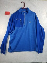 Columbia golf 1/4 zip large 1920 Native American Logo