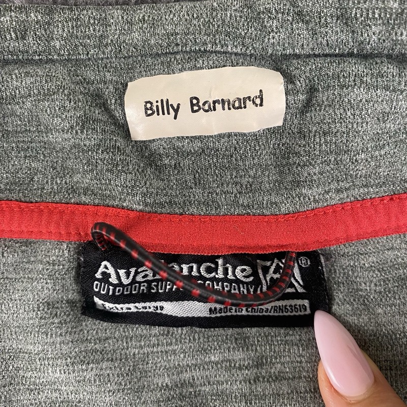 Avalanche Billy Barnard Mens XL Green 1/4 Zip Pullover Stretch Athletic gallery