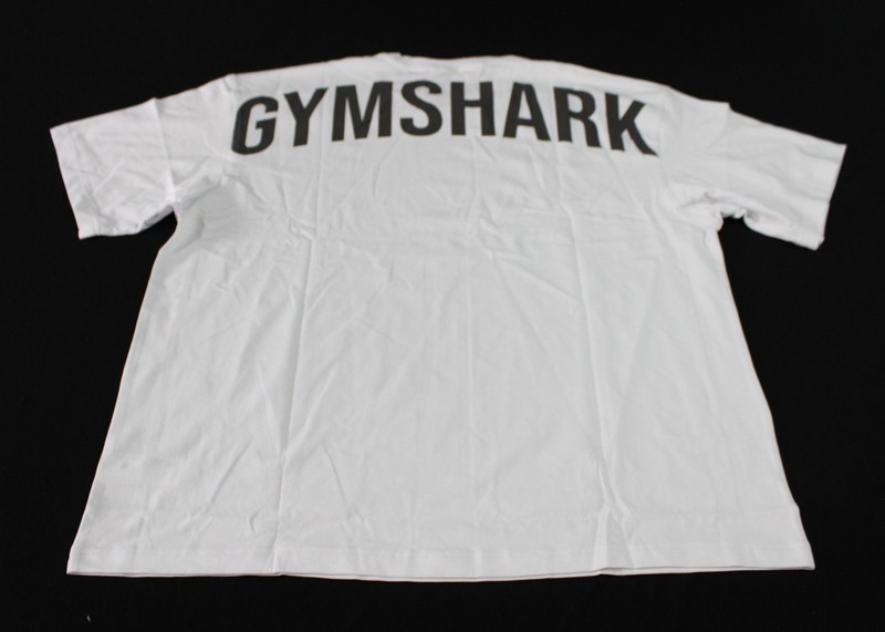 Gymshark Men's Durable Oversized Fit Power T-Shirt DH3 White XL NWT gallery