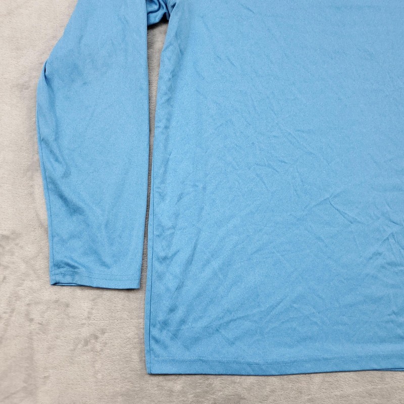 Magellan Outdoors Shirt Mens 2XL Blue Casting Crew Fish Gear Long Sleeve Tee gallery
