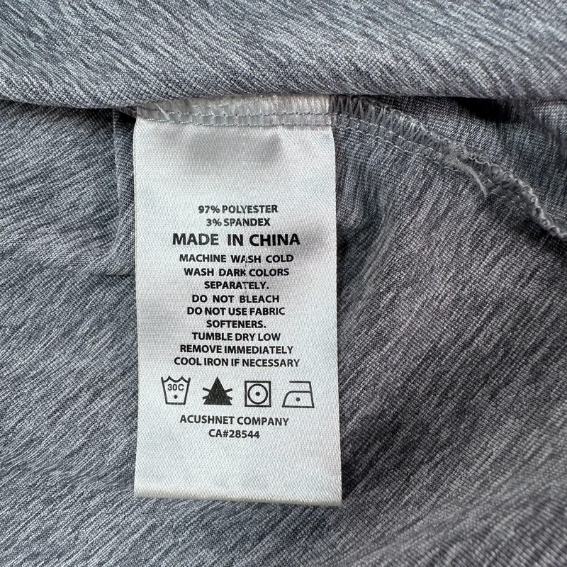 FootJoy Pullover Mens XL Gray Quarter Zip Stretch Performance Golf Chevron Logo gallery