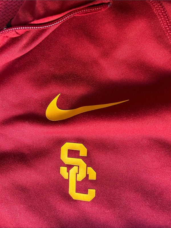 Nike Red Quarter-Zip Pullover with Yellow SC Logo - Men’s XL gallery