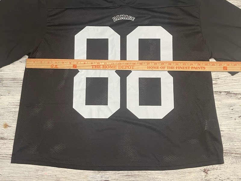 SHEIN Women’s Curve Plus Size 3XL #88 Football Jersey - Black And Gray gallery