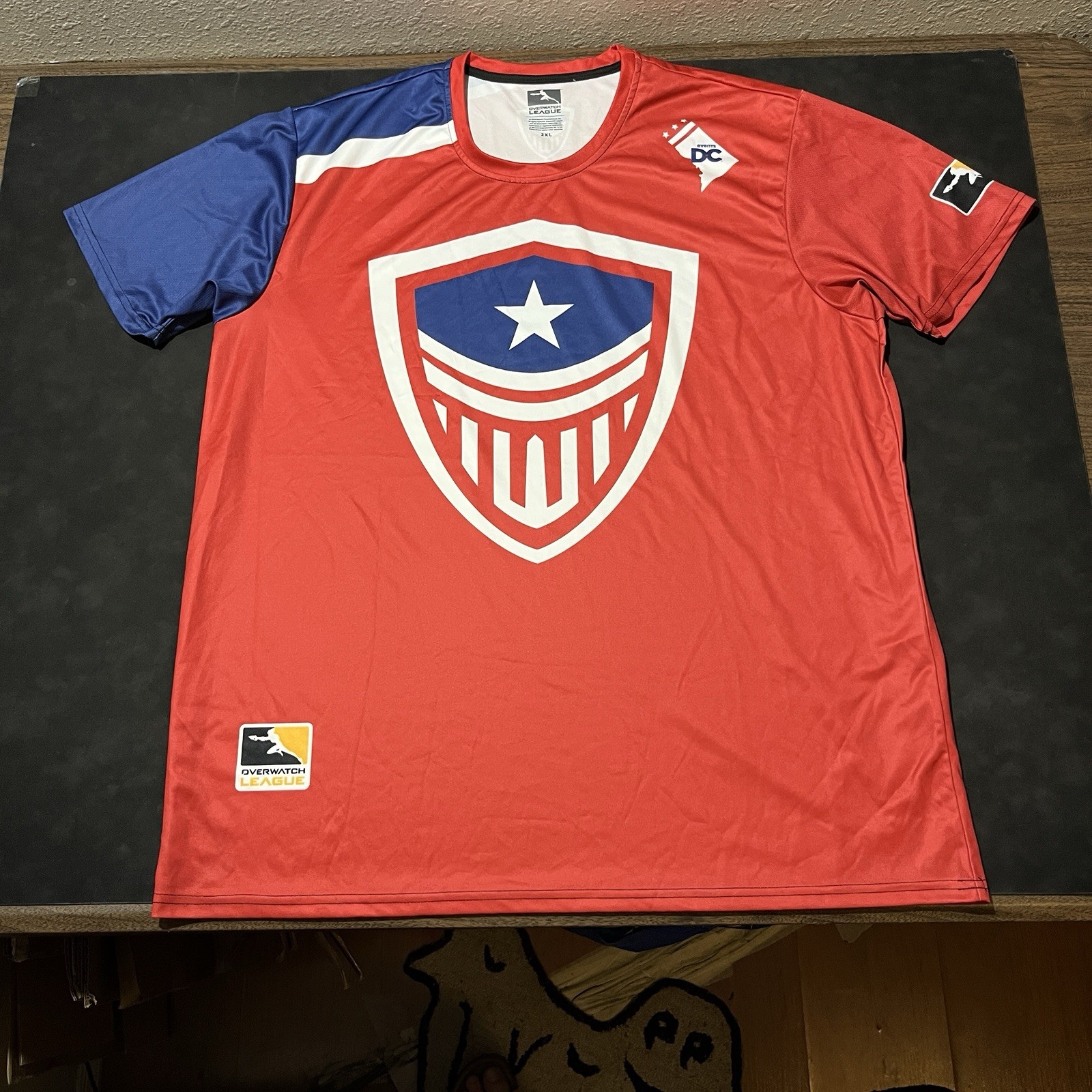 Overwatch League Jersey Washington DC Justice Blizzard E-Sports 2XL Into The AM gallery