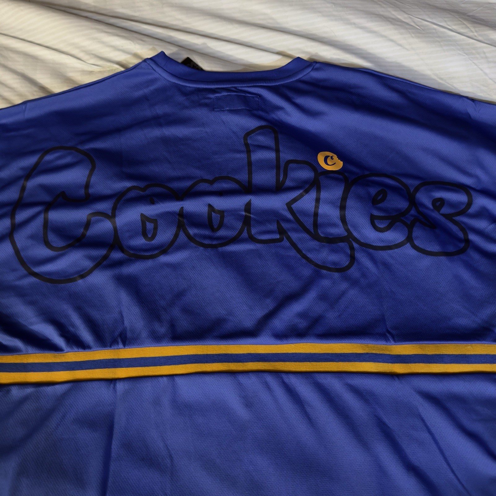 Cookies SF Blue Polyester Jersey Top Size 4XL Men's Streetwear gallery