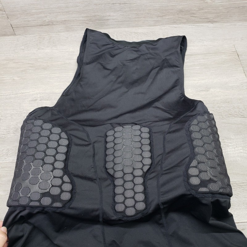 Nike Pro Combat Hyperstrong Padded Compression Shirt Vest Black Mens XXL gallery