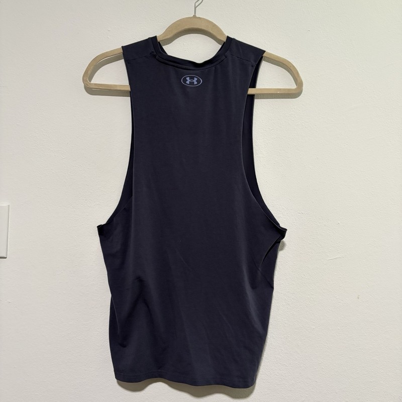 Under Armour Project Rock Purple Sleeveless Iron Paradise 45lb Blade Tank Top L gallery