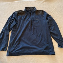 Vineyard Vines Pullover Mens Small Blue 1/4 Zip Performance Long Sleeve Golf