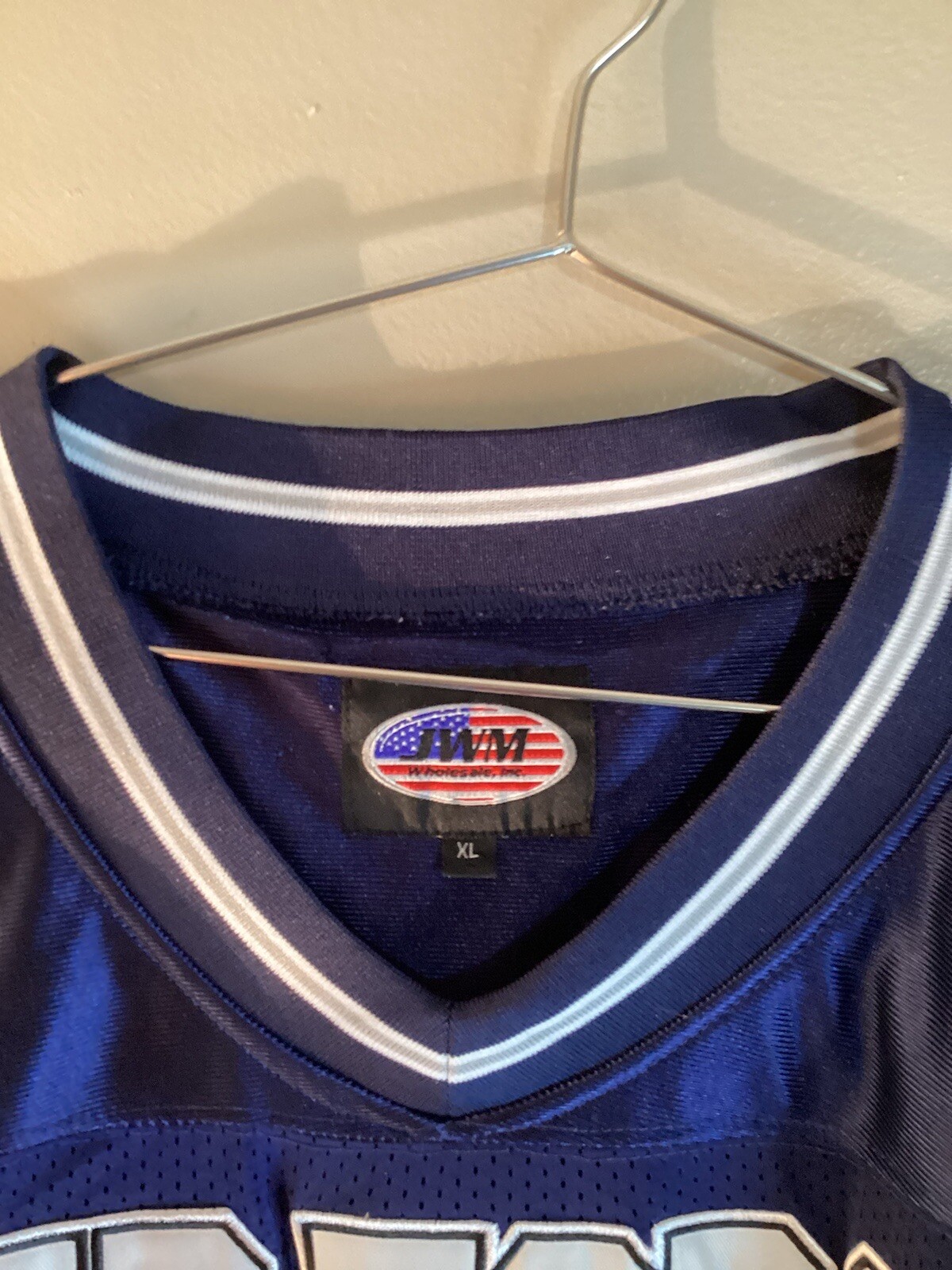 JWM - USAF Air Force Navy Blue Mesh Jersey Size XL gallery