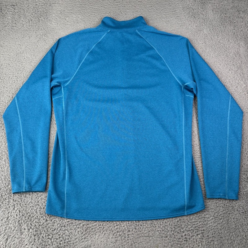 Patagonia Capilene Midweight 1/4 Zip Baselayer Pullover Mens XL Blue Polartec gallery