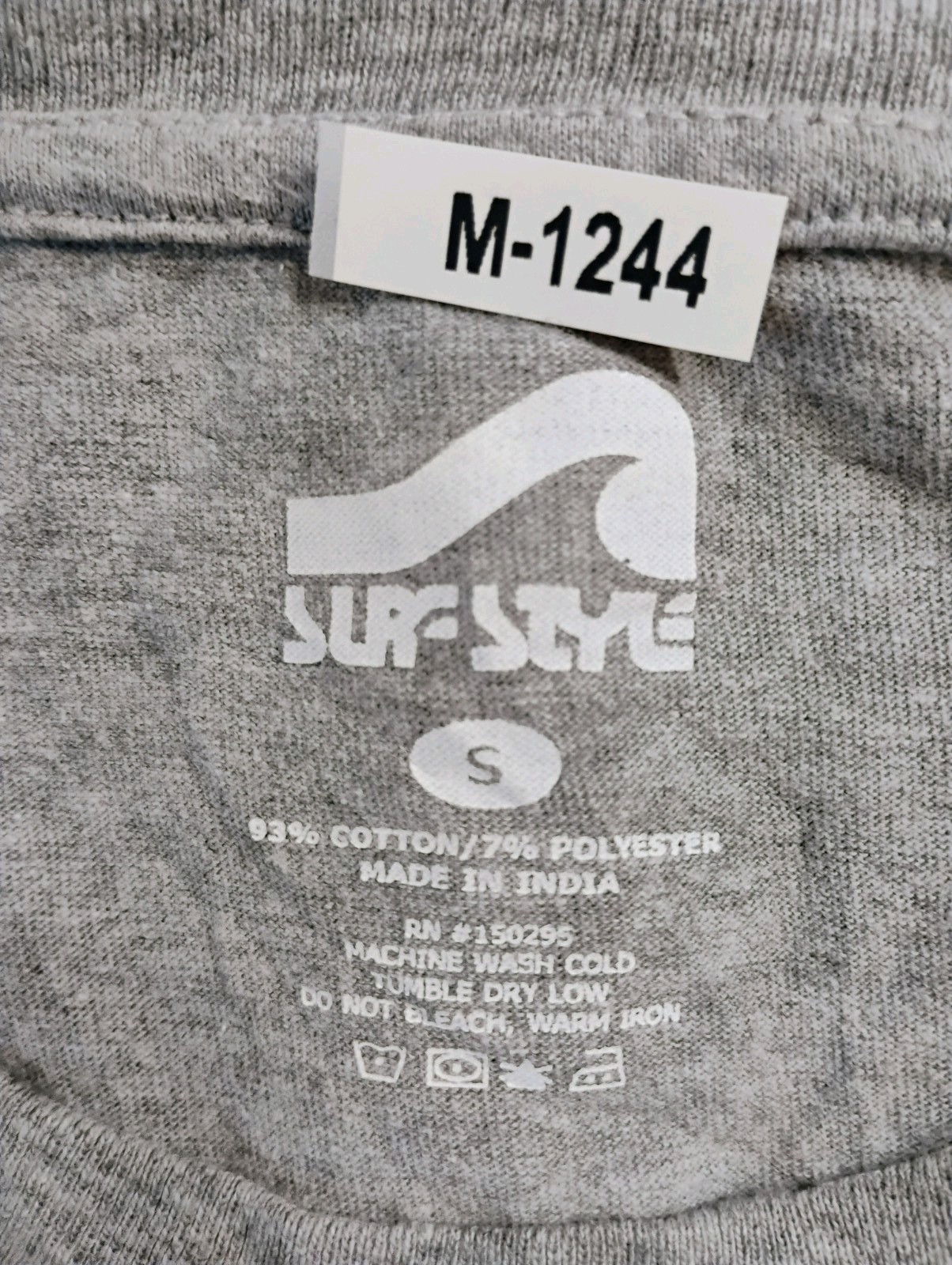 Surf Style Orange Beach AL Long Sleeve T-Shirt Gray Graphic Adult Small gallery