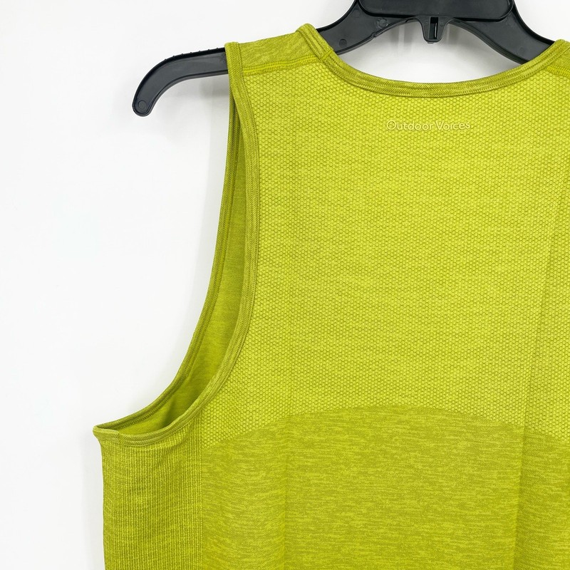 Outdoor Voices Men's Seamless Tank XL Green Apple MSRP $40 NWT gallery