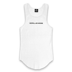 Gorilla Mind – Gorilla Mode (Unisex) Tank Top – White – Size XXL NEW