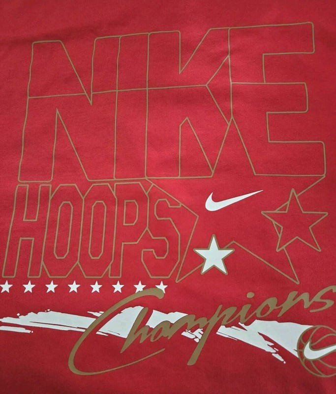 Sz XL Nike Basketball Jersey. Red Tank Top DriFit, Hoop Champions New gallery