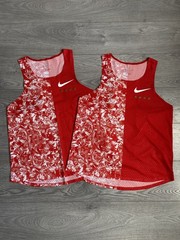 Rare Nike Aeroswift Running Singlet Tank 2019 Red/White CQ9210-657 – Men’s L