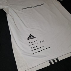 Adidas Running Aeroready Sm Short Sleeve Workout Breathable Reflective 3 Stripe