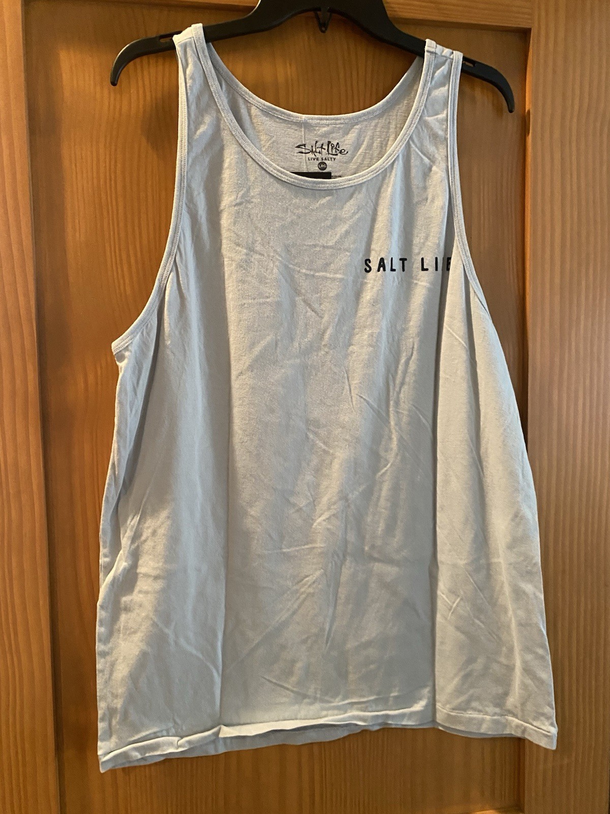 Salt Life Men’s Light Blue Swordfish Flag Graphic Tank Top NWT Size L gallery