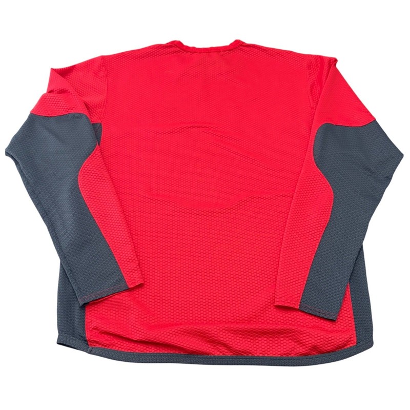VTG Y2K Nike Sphere Performance Long Sleeve Top Mens Large Red Waffle Texture gallery