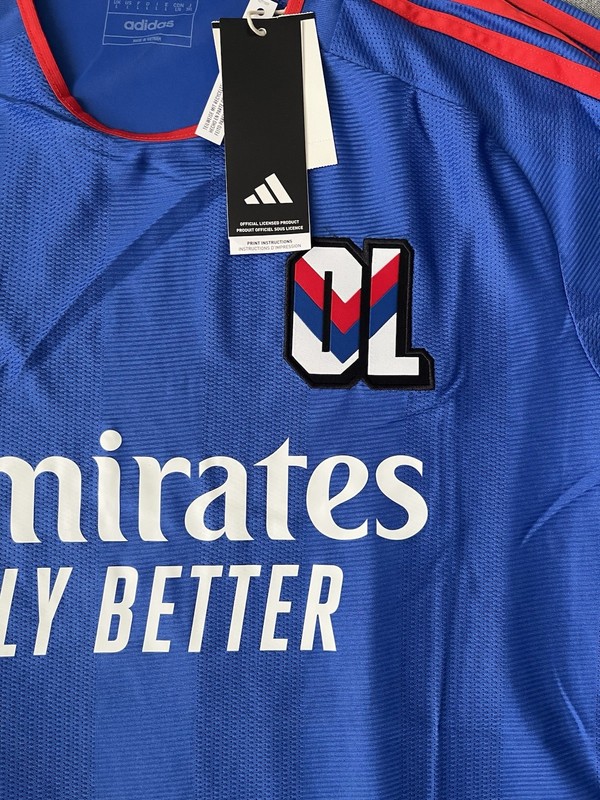 Officially Licensed adidas men Olympique Lyonnais 23/24 Away Jersey gallery