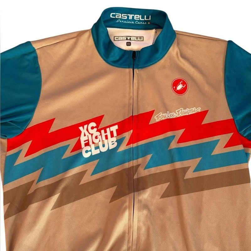 Castelli Troy Lee Designs Collab XC Fight Club Squadra Cycling Jersey Men XL NEW gallery