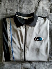 Vtg 80s/90’s Nike Heavy Short Sleeve Full Zip Warm-up Shirt SZ XL