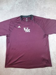 Adidas Climalite Team Performance Jersey T-Shirt Men’s Purple Size 2XL