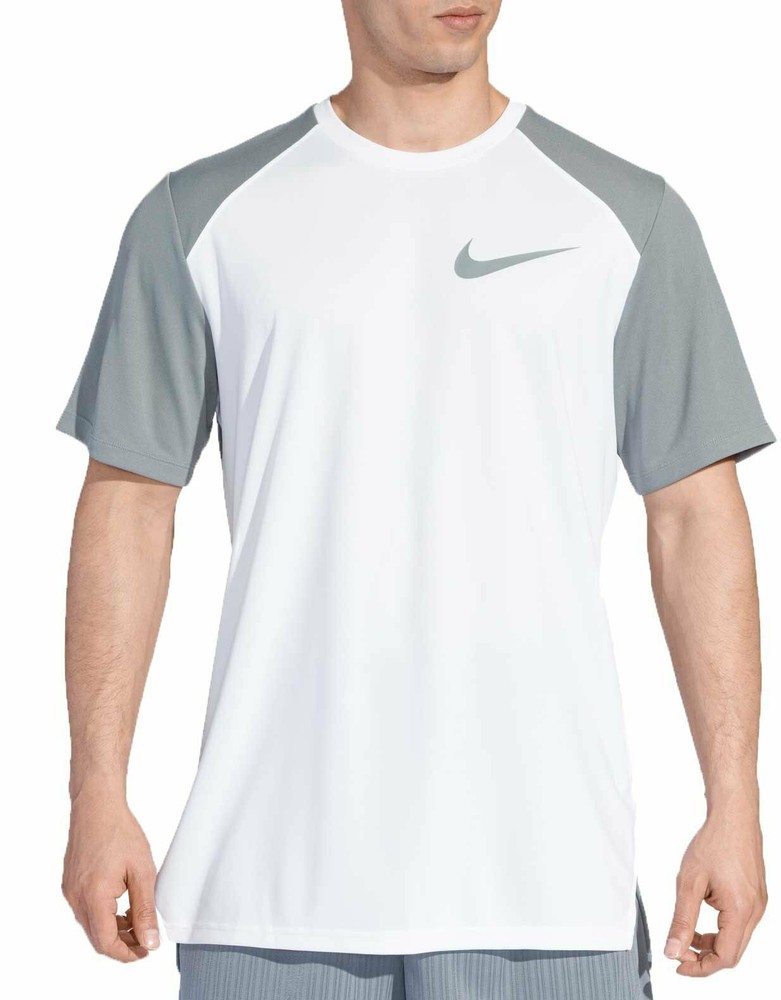 Nike Dri-Fit Men's Basketball Spotlight T Shirt Grey / White Medium, Large New
