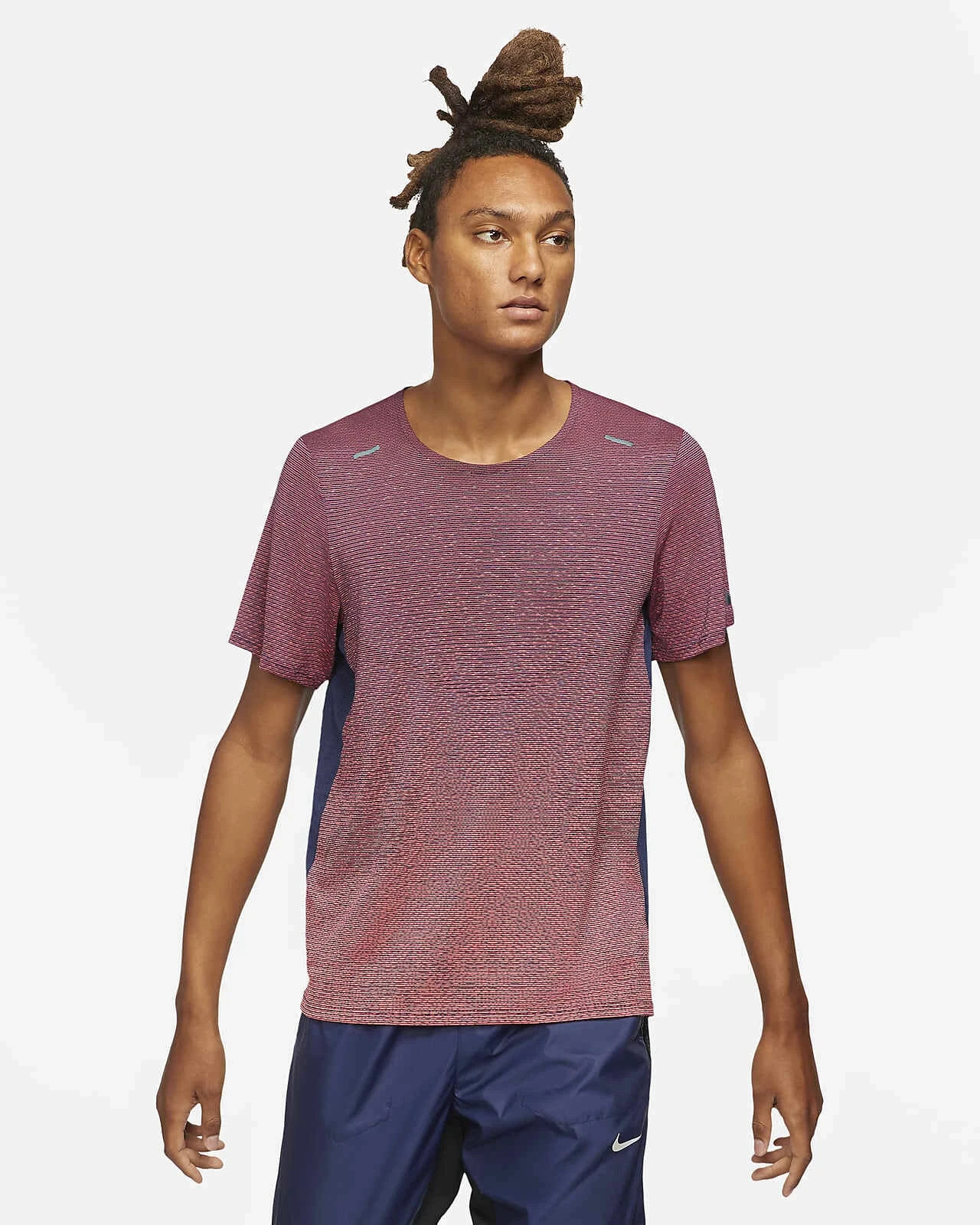 Nike Pinnacle Run Division Reflective Running Shirt Sz XXL EUC gallery