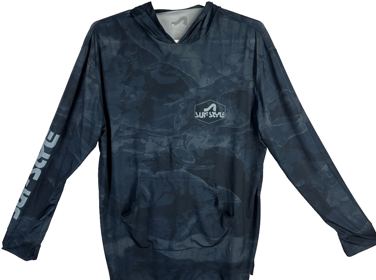 Surf Style Performance size XXL UPF 50 multicolor hoodie men's gallery