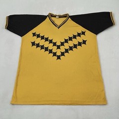 Vintage 80s Charlie Brown Yellow & Black Futbol Soccer Jersey #9 Men’s Size L