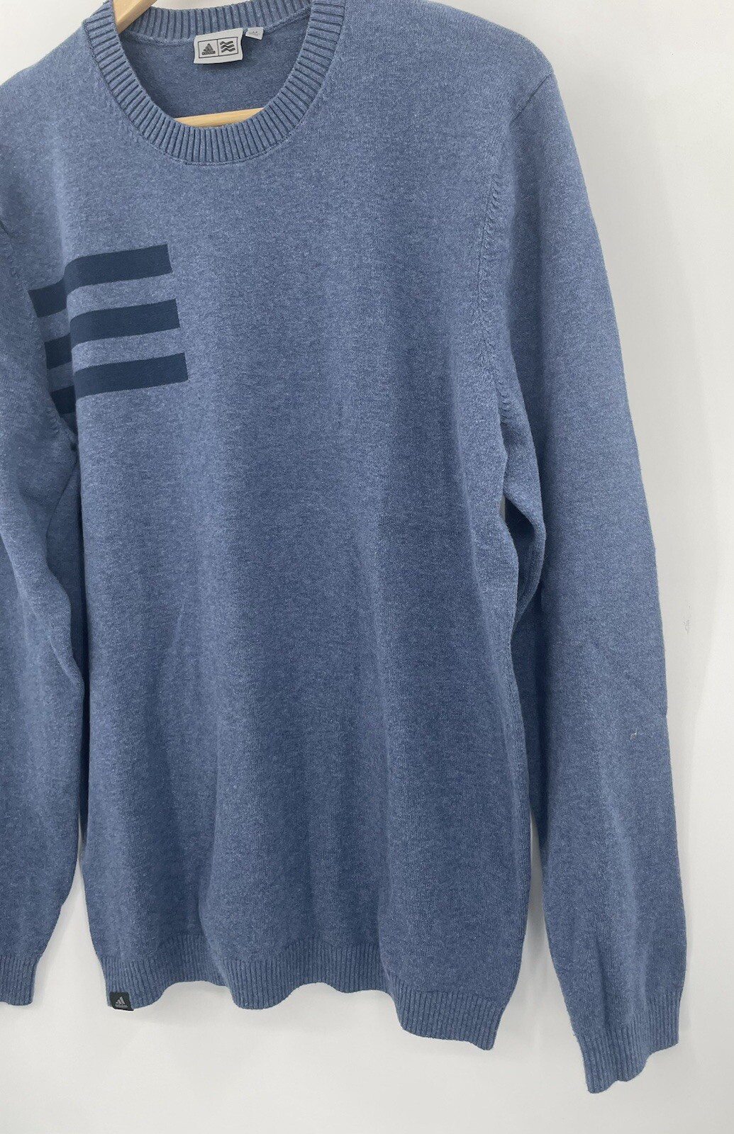 Adidas Men’s Medium Climate Proof Crew Neck Long Sleeve Pullover Sweater gallery