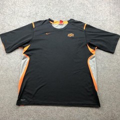 Oklahoma State Cowboys Shirt Mens XL Black Orange Nike Y2K Vintage NCAA OSU Tee